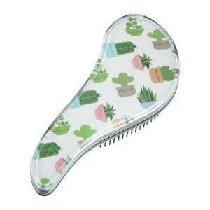 Tangle Shower Hair Magic Handle Detangling Brush Comb Cactus Pattern
